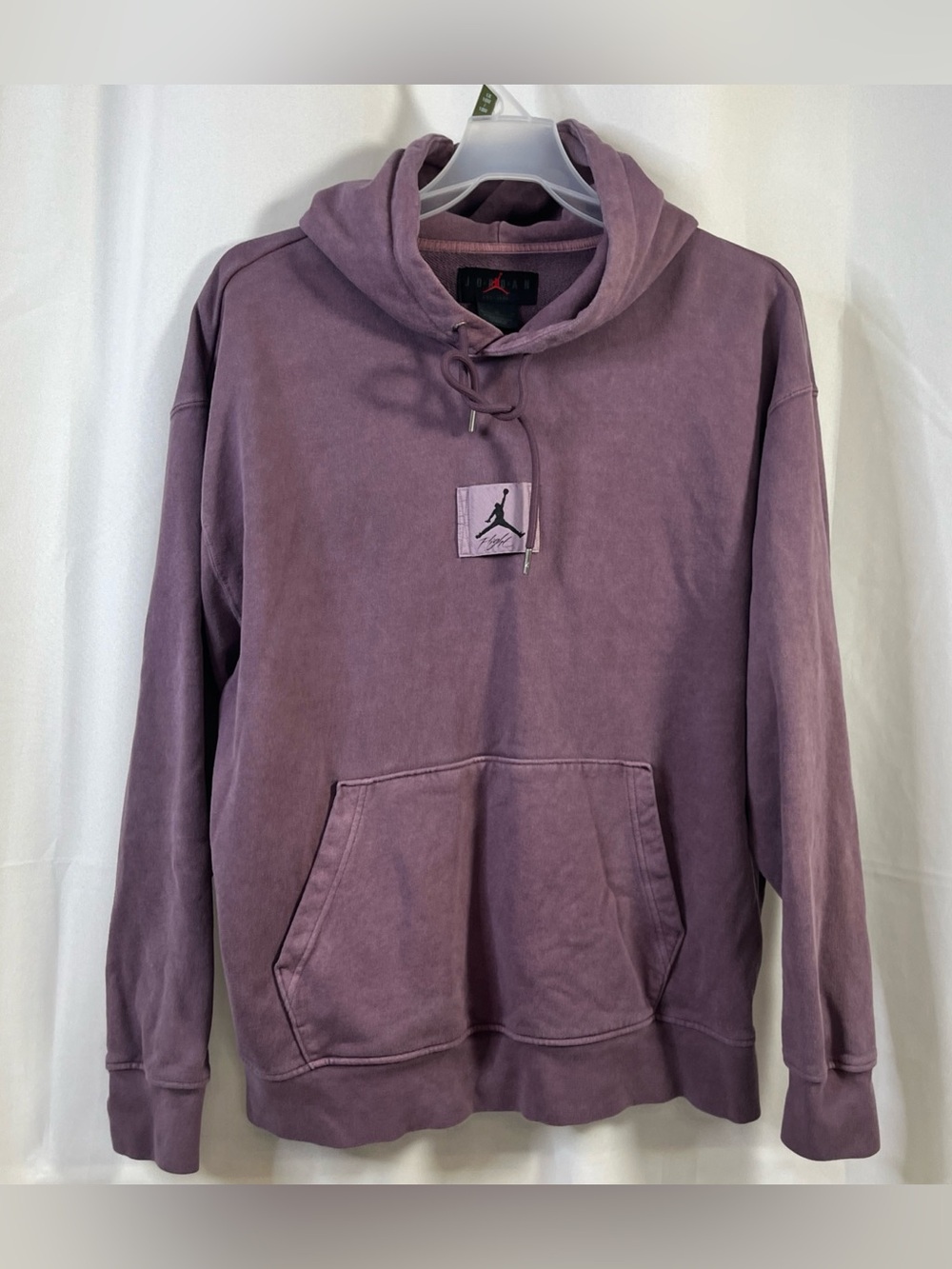Jordan Air Flight Mens Jumpman Washed Purple Hoodie Sweatshirt Jordan Logo XL